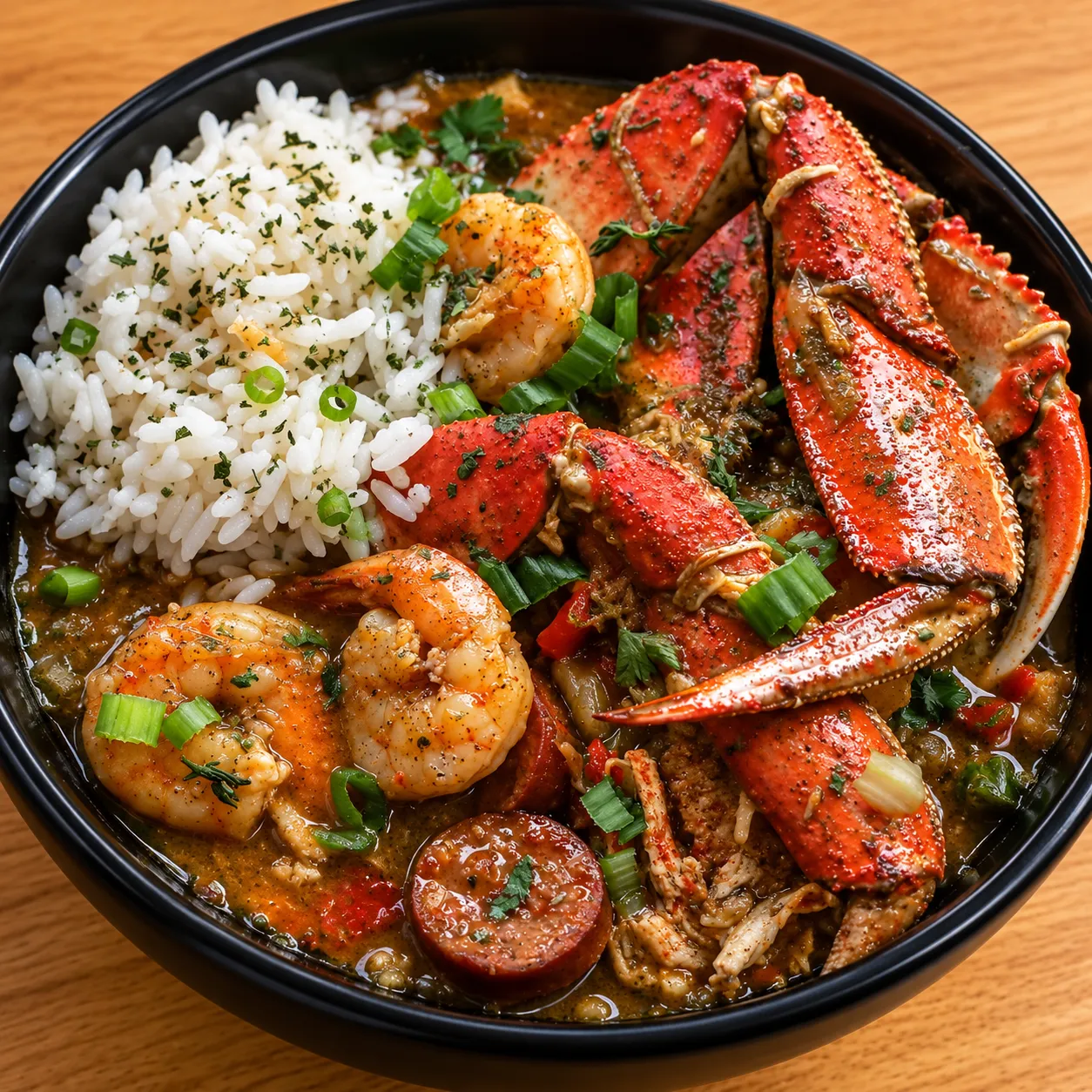 40 oz SIGNATURE SEAFOOD GUMBO WITH CRAB (40 OZ / 1-2 Servings)