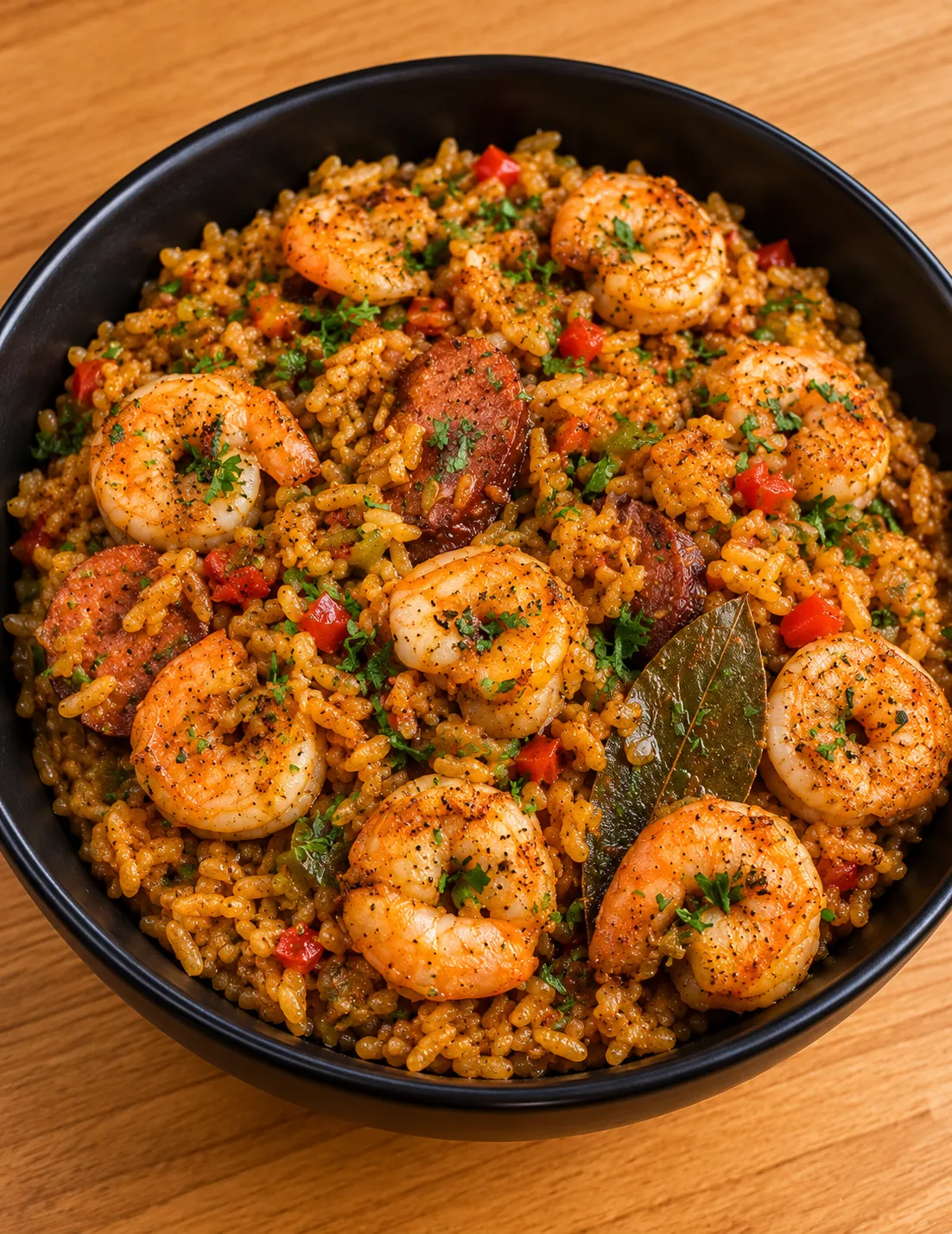 CHICKEN, SAUSAGE & SHRIMP JAMBALAYA BOWL